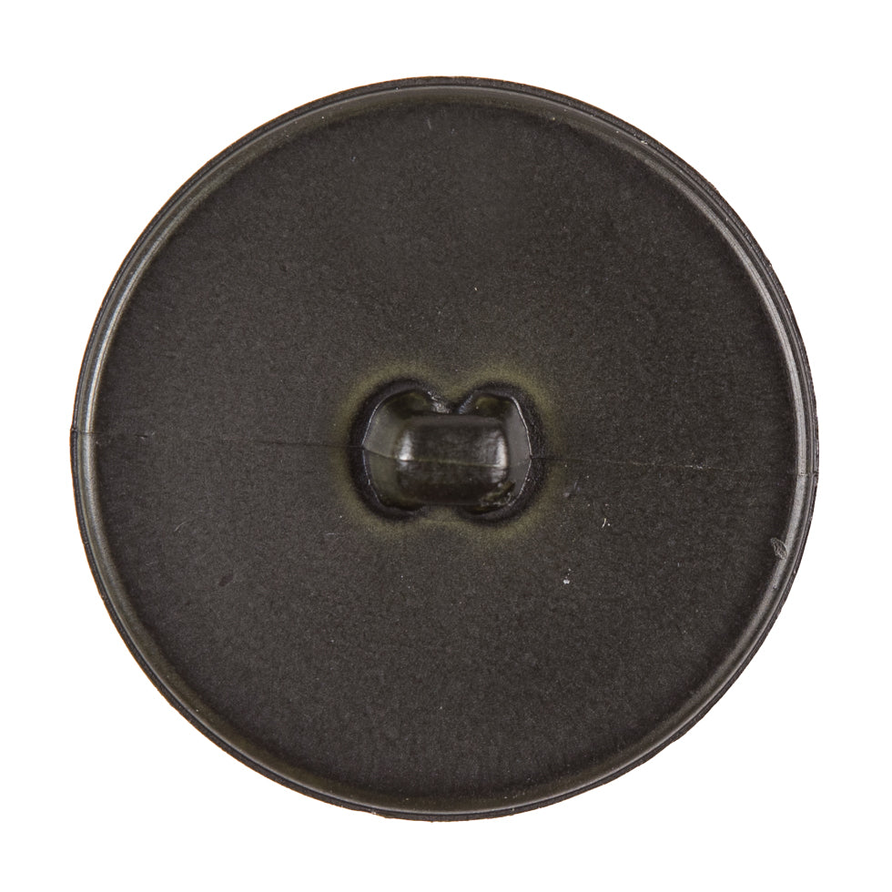 Italian Dark Green Plastic Shank Back Button - 54L/34mm - Detail Italian Dark Green Plastic Shank Back Button - 54L/34mm - Detail