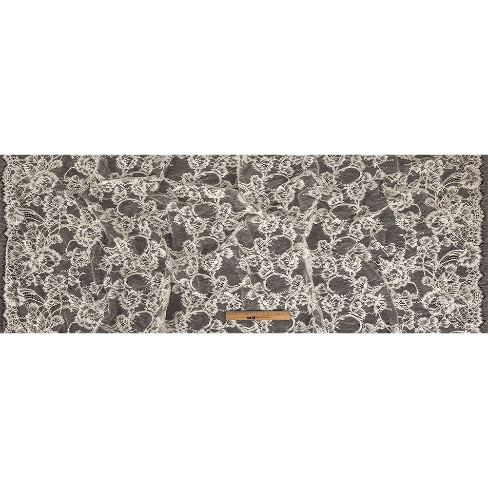 Corded Lace - Sweet Corn Floral Full Corded Lace - Sweet Corn Floral Full