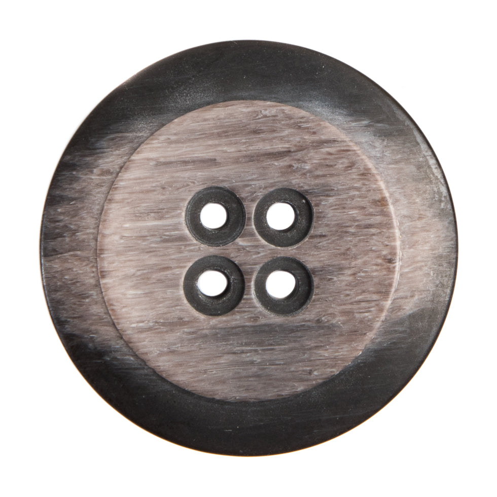 Italian Taupe Plastic Button - 54L/34mm Italian Taupe Plastic Button - 54L/34mm