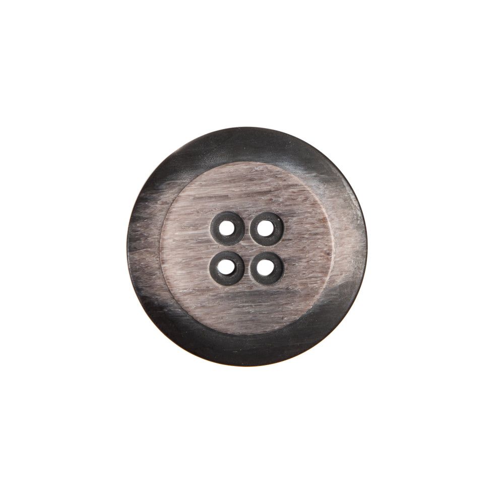 Italian Taupe Plastic Button - 28L/18mm Italian Taupe Plastic Button - 28L/18mm