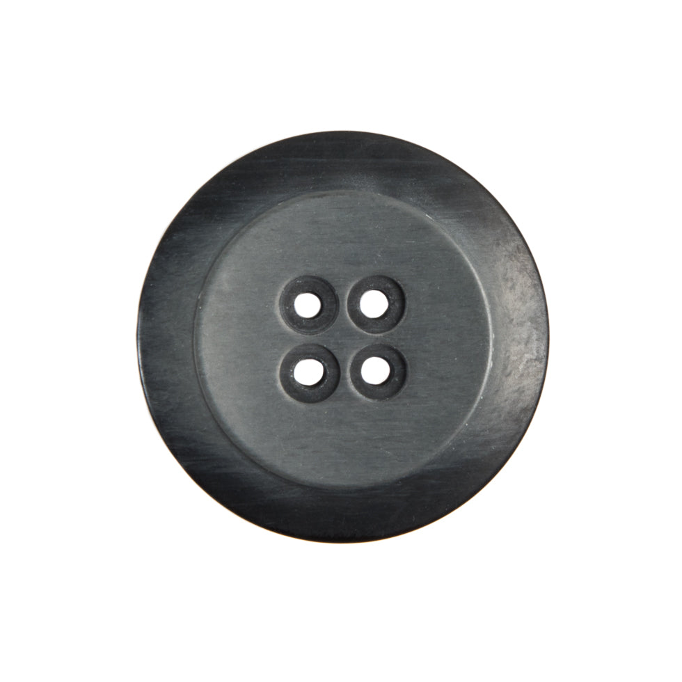 Italian Black Plastic Button - 36L/23mm Italian Black Plastic Button - 36L/23mm