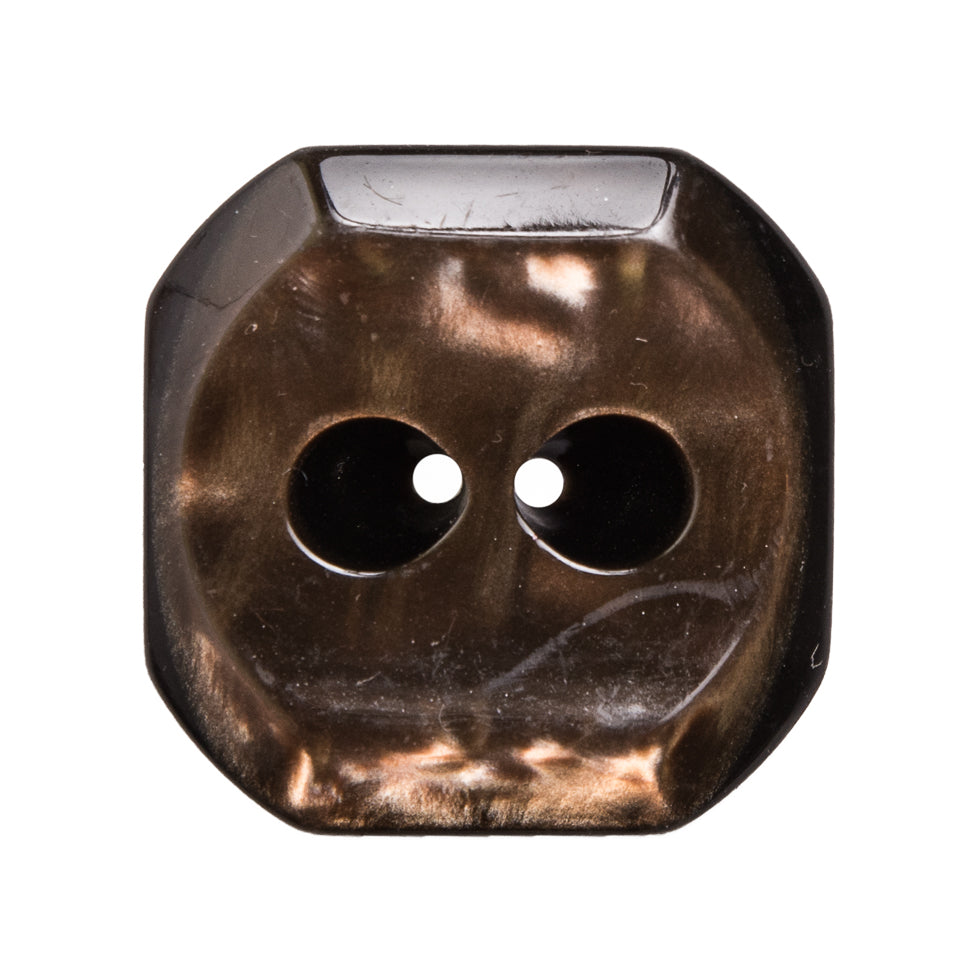 Italian Bronze Plastic Button - 44L/28mm Italian Bronze Plastic Button - 44L/28mm