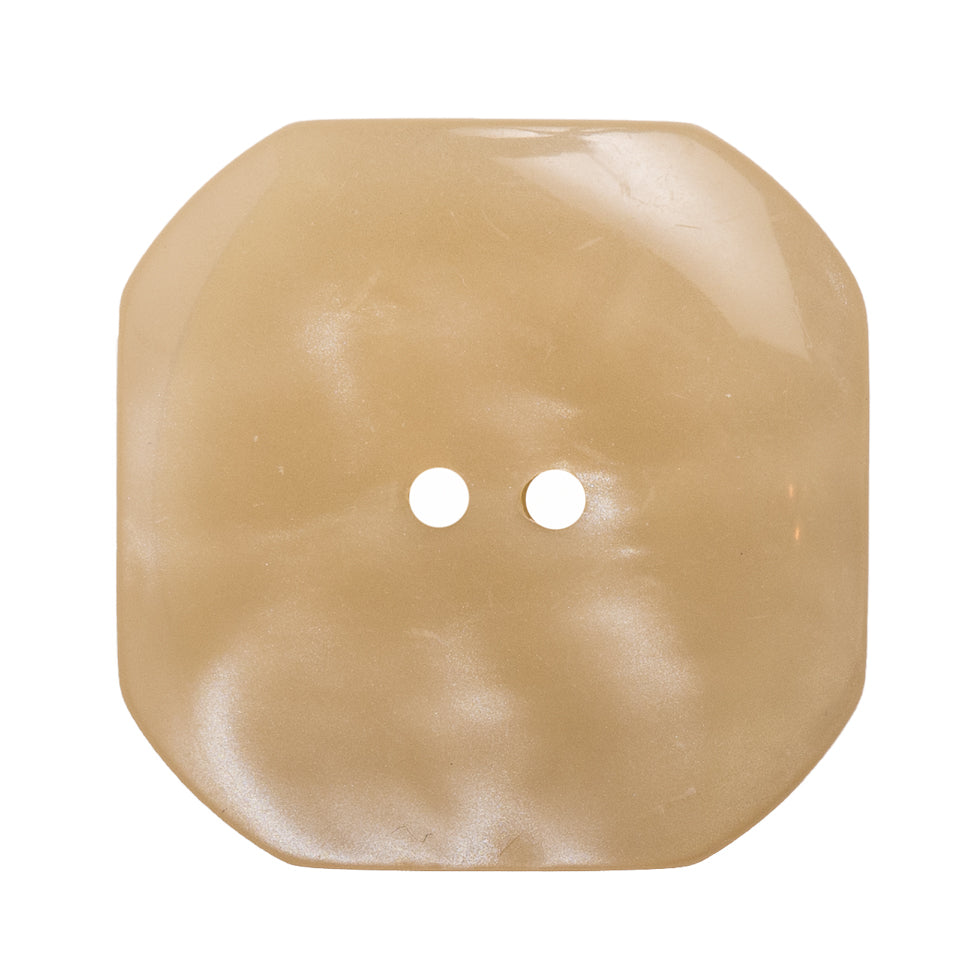 Italian Ivory Plastic Button - 54L/34mm - Detail Italian Ivory Plastic Button - 54L/34mm - Detail