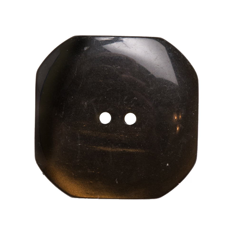 Italian Gold Plastic Button - 44L/28mm Detail Italian Gold Plastic Button - 44L/28mm Detail