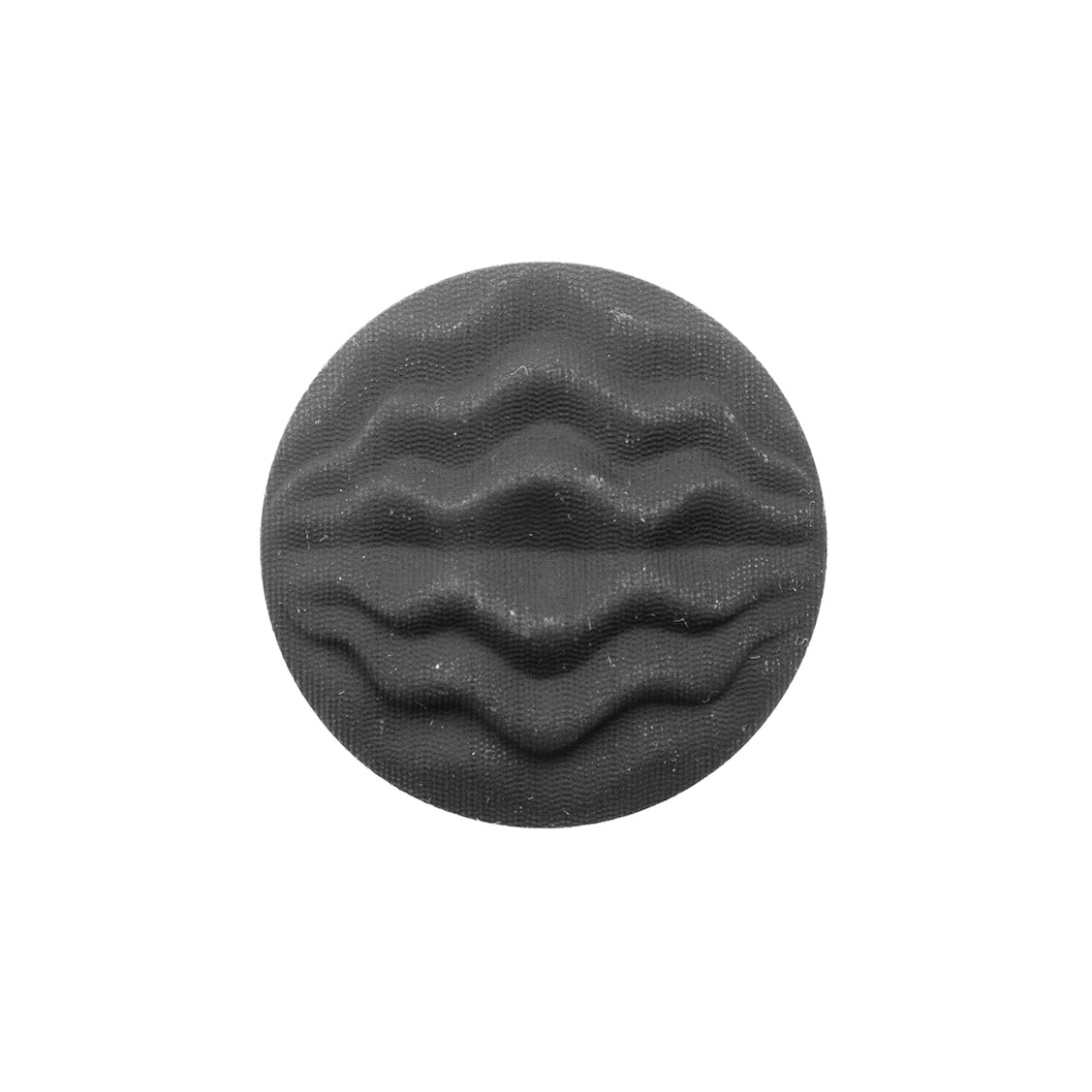 Italian Gray Wavy-Textured Plastic Shank Back Button - 36L/23mm Italian Gray Wavy-Textured Plastic Shank Back Button - 36L/23mm