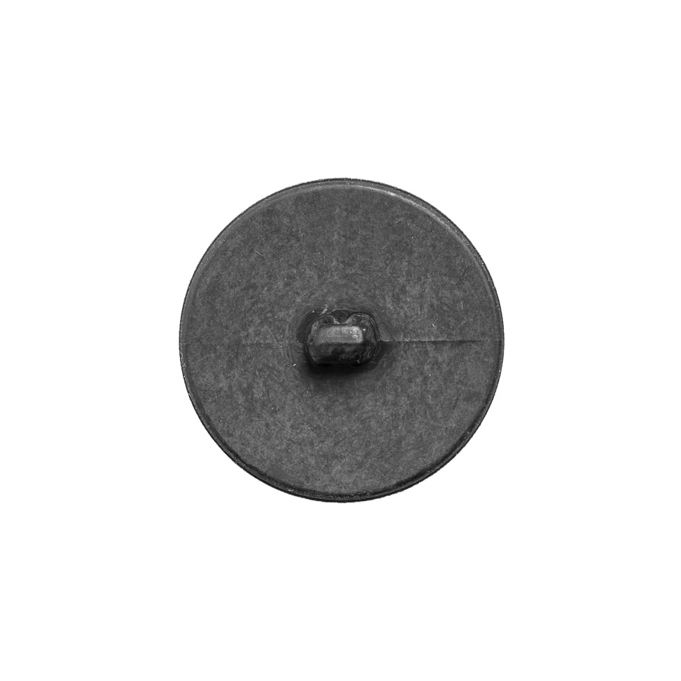 Italian Gray Plastic Shank Back Button - 28L/18mm - Detail Italian Gray Plastic Shank Back Button - 28L/18mm - Detail