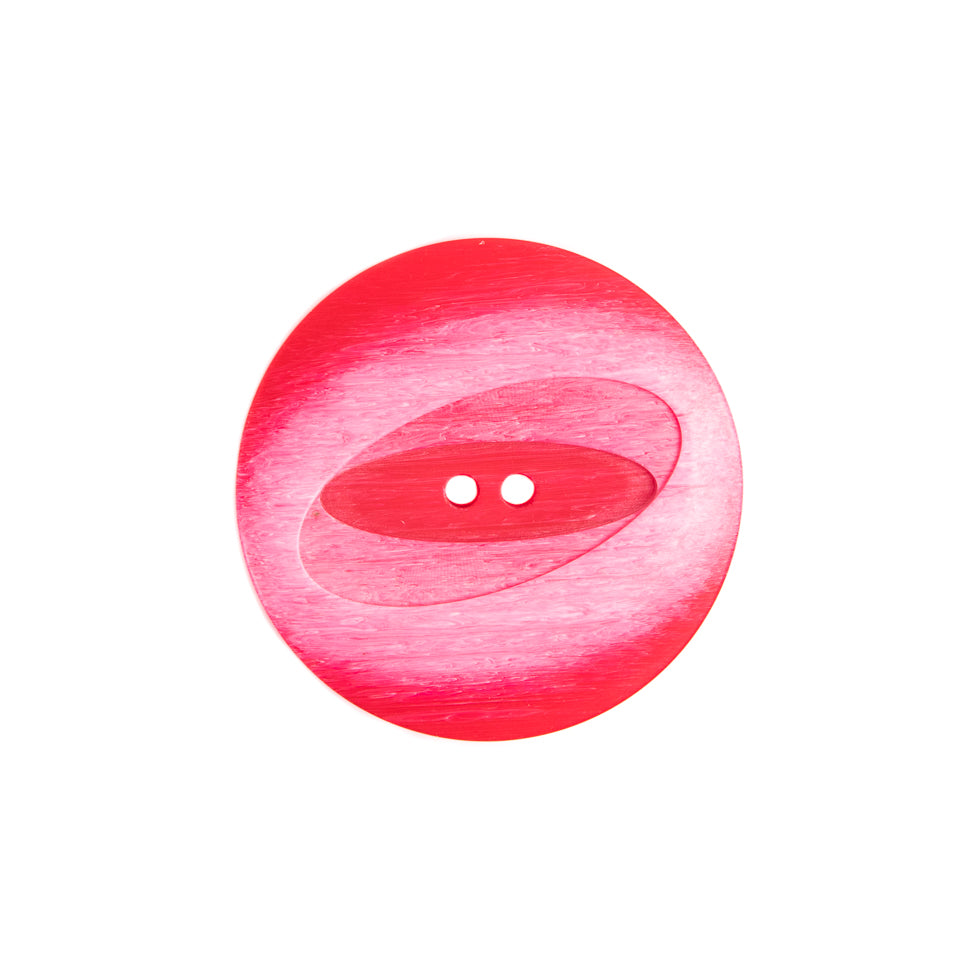 Italian Red Plastic Button - 36L/23mm Italian Red Plastic Button - 36L/23mm