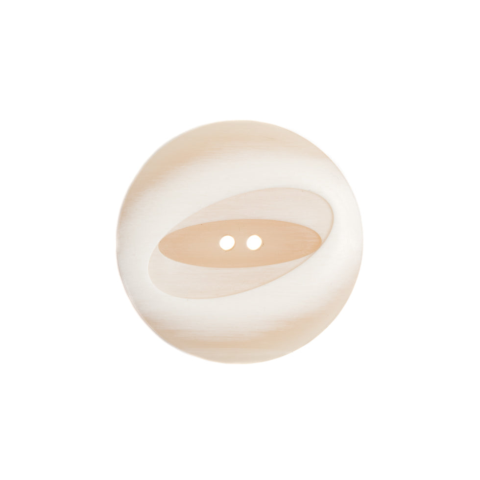 Italian Ivory Plastic Button - 36L/23mm Italian Ivory Plastic Button - 36L/23mm