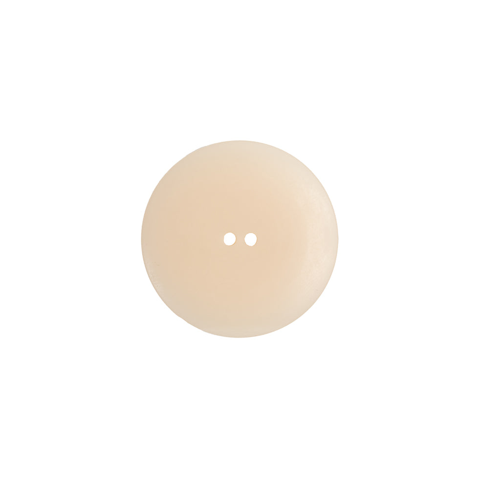Italian Ivory 2-Hole Plastic Button - 28L/18mm Detail Italian Ivory 2-Hole Plastic Button - 28L/18mm Detail