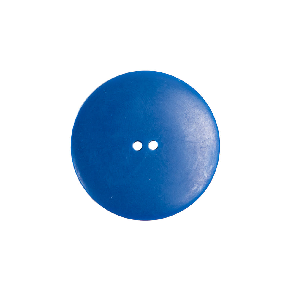Italian Blue Plastic Button - 36L/23mm - Detail Italian Blue Plastic Button - 36L/23mm - Detail