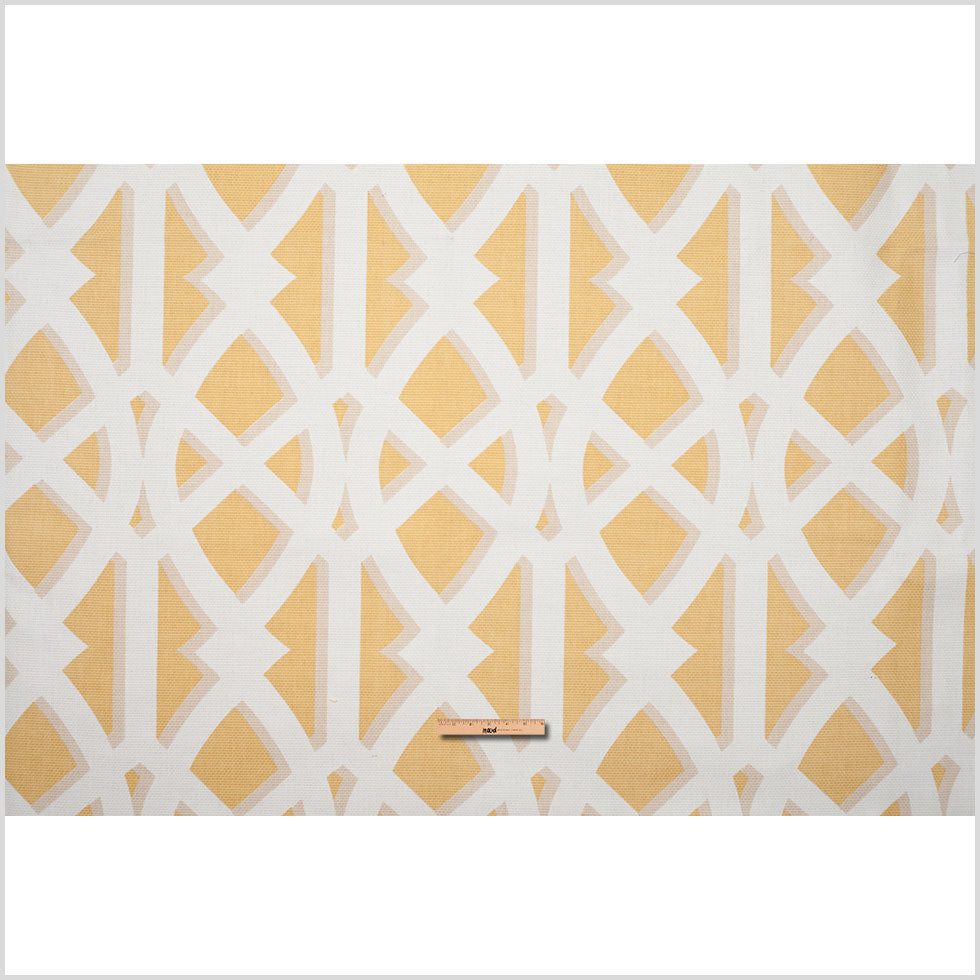 Egg Yolk Geometric Heavyweight Cotton Full Egg Yolk Geometric Heavyweight Cotton Full