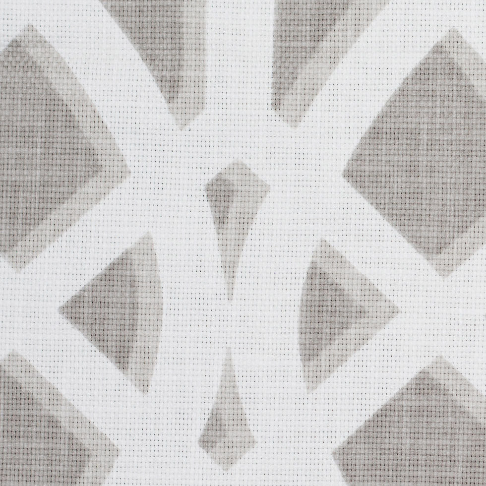 Mushroom Geometric Heavyweight Cotton Detail Mushroom Geometric Heavyweight Cotton Detail
