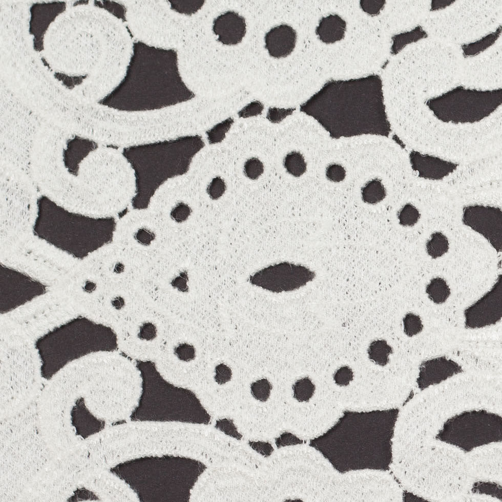 Beige Novelty Cotton Guipure Lace - Detail Beige Novelty Cotton Guipure Lace - Detail