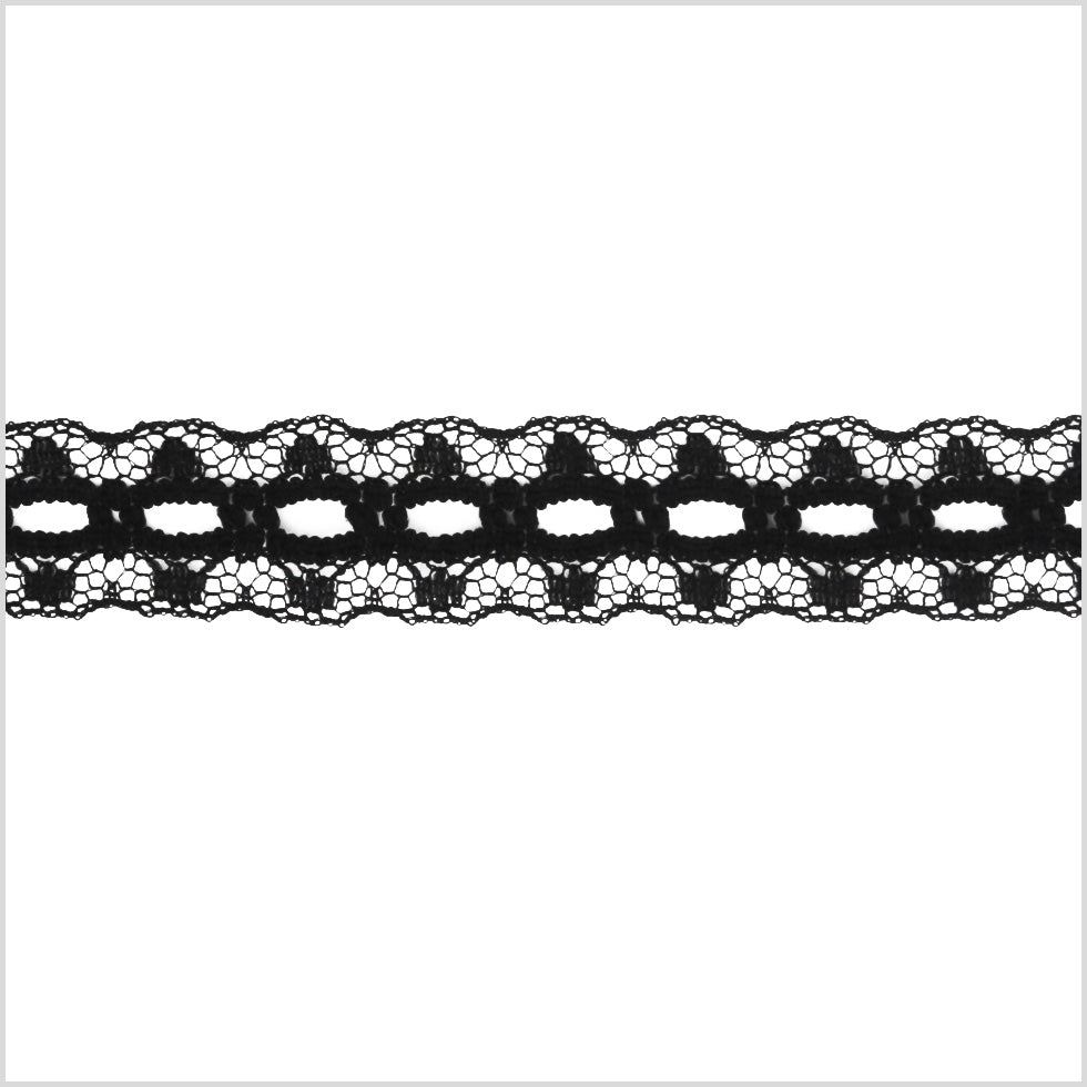 3/8 Black Lace 3/8 Black Lace