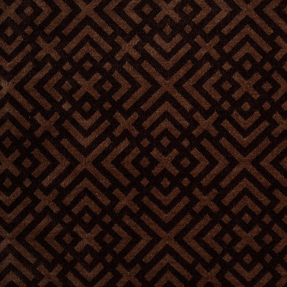 Turkish Espresso and Woodsmoke Geometric Acrylic-Polyester-Viscose Chenille Turkish Espresso and Woodsmoke Geometric Acrylic-Polyester-Viscose Chenille
