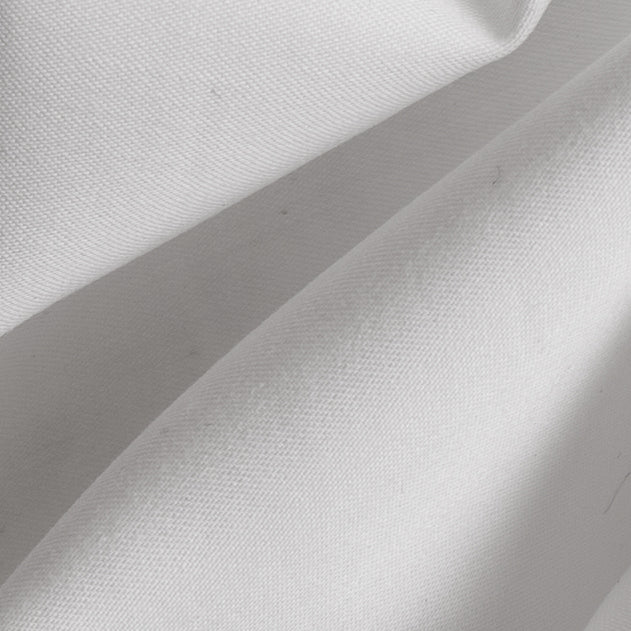 Optic White Mercerized Cotton Shirting - Detail Optic White Mercerized Cotton Shirting - Detail