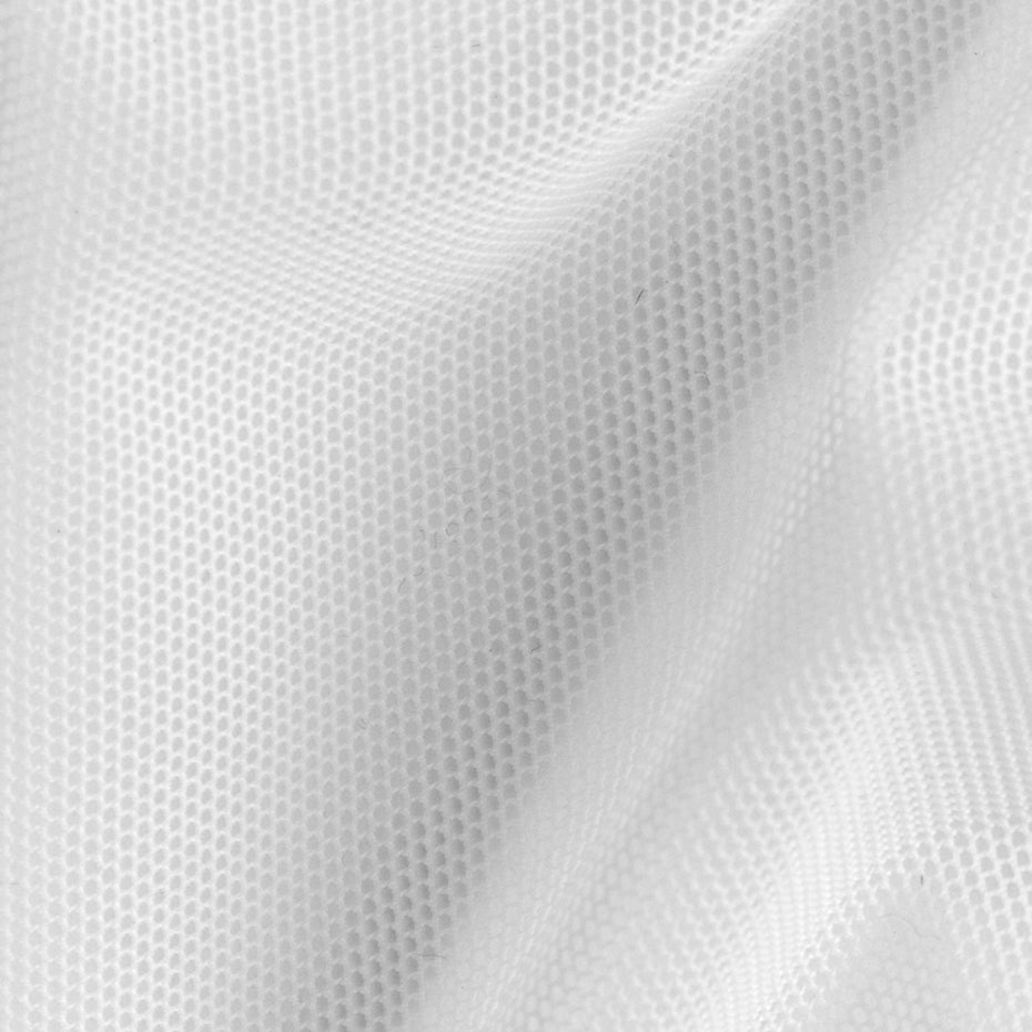 White Stretch Nylon Mesh Full