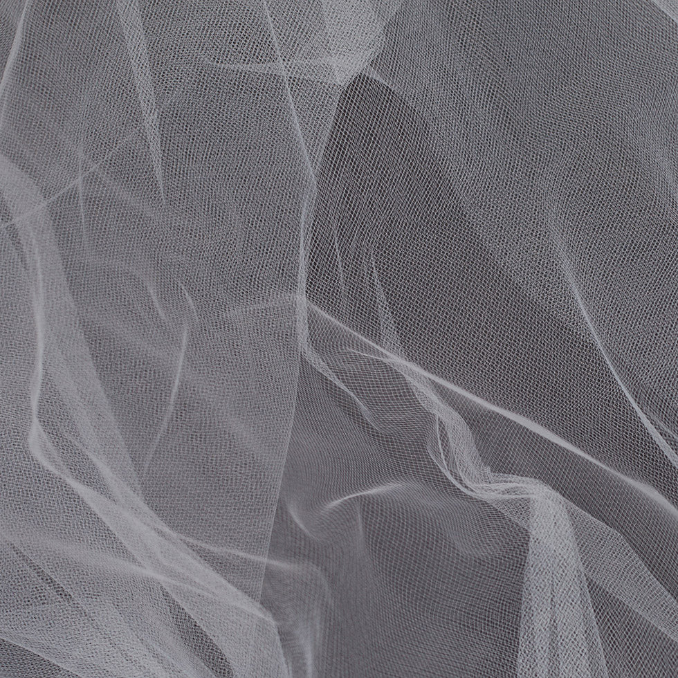 Nylon Tulle 108" - Silk White - Pavlova Wide Collection Nylon Tulle 108" - Silk White - Pavlova Wide Collection