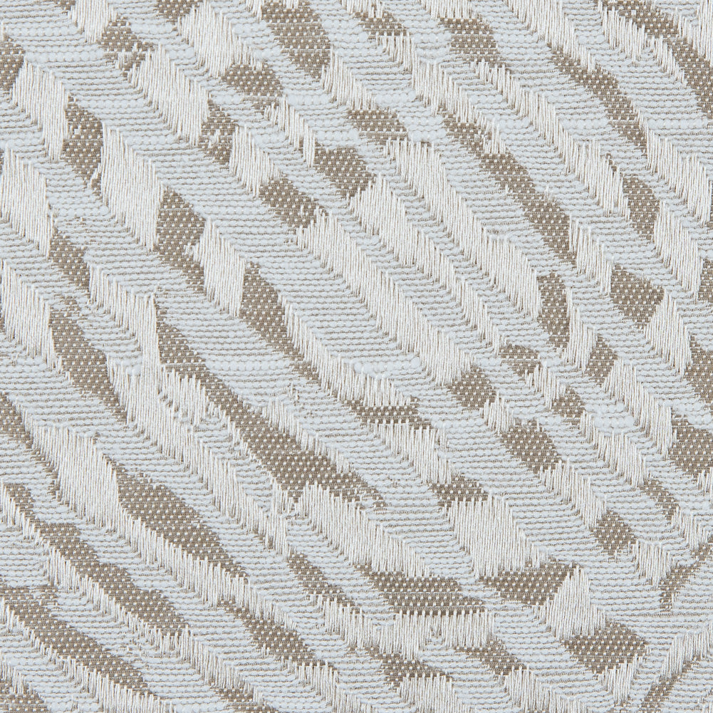 Champagne Geometric Swirls on a Cotton and Polyester Woven - Detail Champagne Geometric Swirls on a Cotton and Polyester Woven - Detail