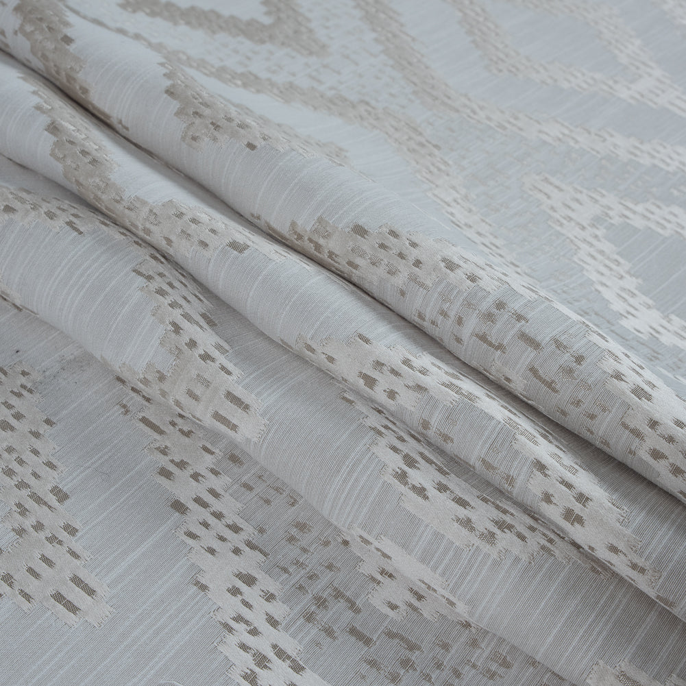 Champagne Diamond Woven Cotton and Polyester Blend - Folded Champagne Diamond Woven Cotton and Polyester Blend - Folded