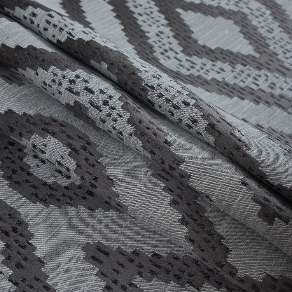 Slate Diamond Woven Cotton and Polyester Blend - Folded Slate Diamond Woven Cotton and Polyester Blend - Folded