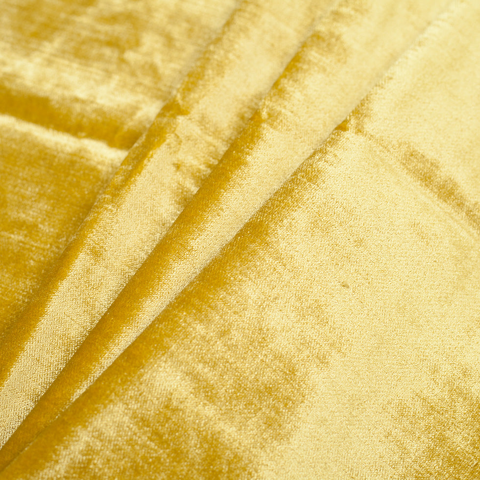 Turkish Lemonade Polyester Velvet - Folded Turkish Lemonade Polyester Velvet - Folded