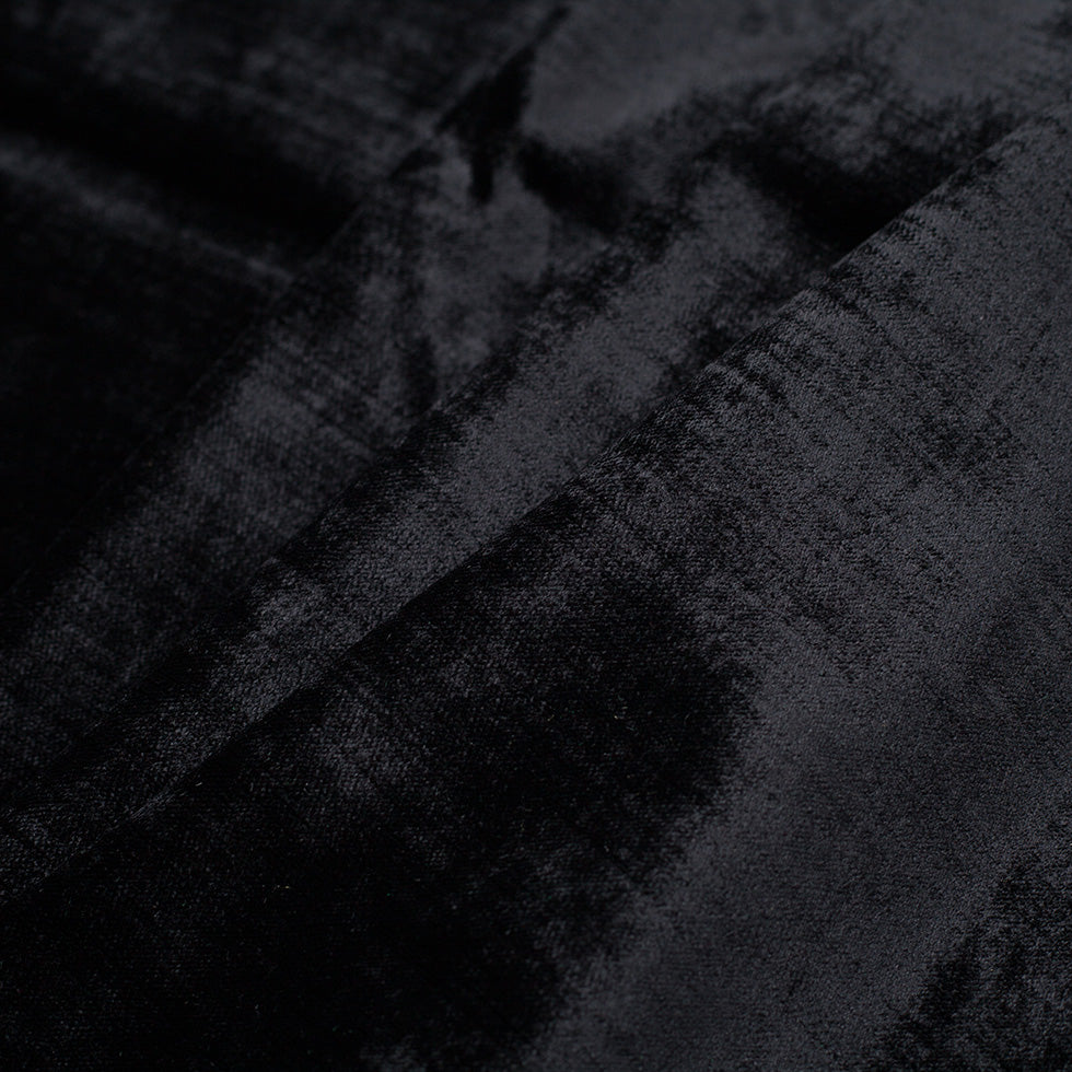 Turkish Ebony Polyester Velvet - Folded Turkish Ebony Polyester Velvet - Folded