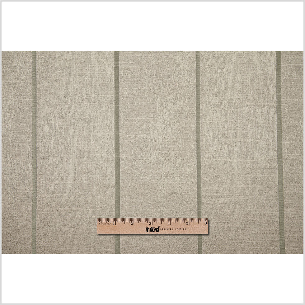 Indian Silver Striped Polyester-Cotton Brocade - Full Indian Silver Striped Polyester-Cotton Brocade - Full