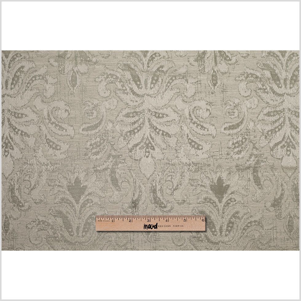 Indian Silver Damask Poly/Cotton Woven Full Indian Silver Damask Poly/Cotton Woven Full