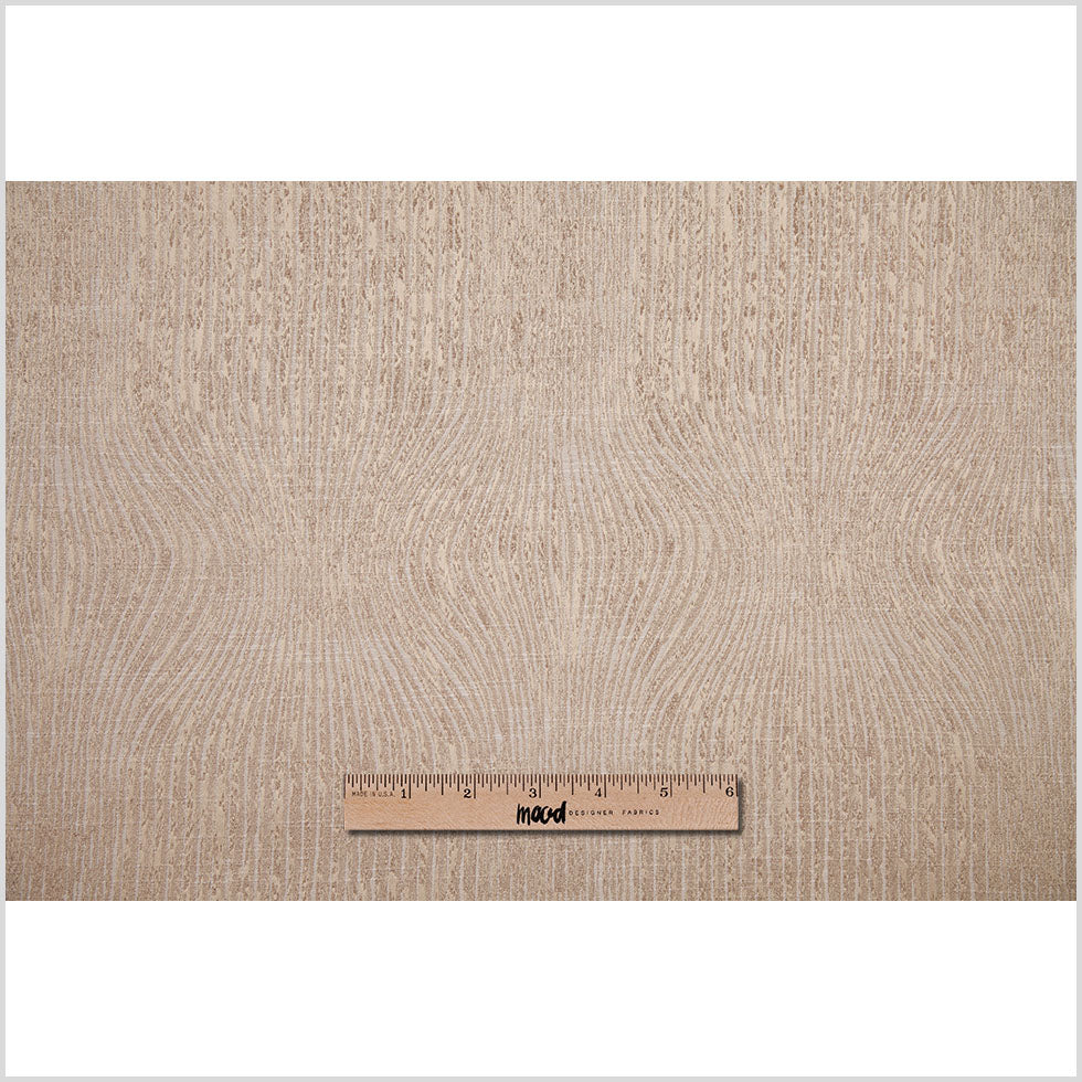 Indian Taupe Geometric Polyester-Cotton Brocade - Full Indian Taupe Geometric Polyester-Cotton Brocade - Full