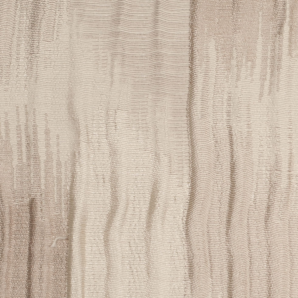 Indian Beige/Ivory Ikat-Like Poly/Cotton Brocade Detail Indian Beige/Ivory Ikat-Like Poly/Cotton Brocade Detail