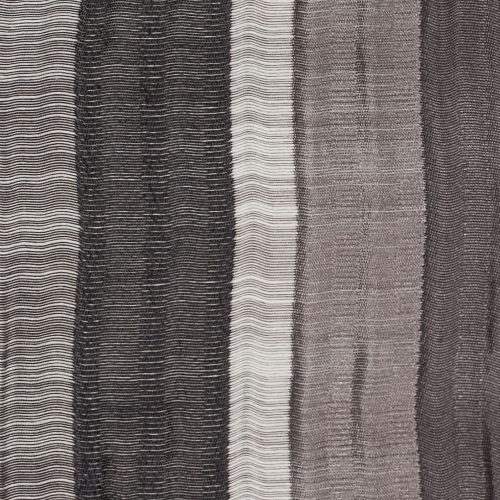 Indian Black/White Striped Poly/Cotton Brocade - Detail Indian Black/White Striped Poly/Cotton Brocade - Detail