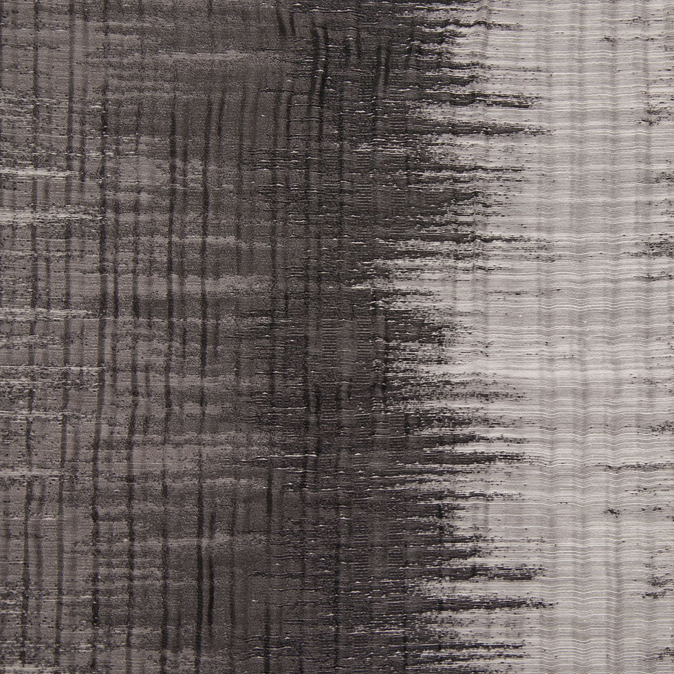 Indian Black/White Geometric Striped Polyester-Cotton Brocade Indian Black/White Geometric Striped Polyester-Cotton Brocade