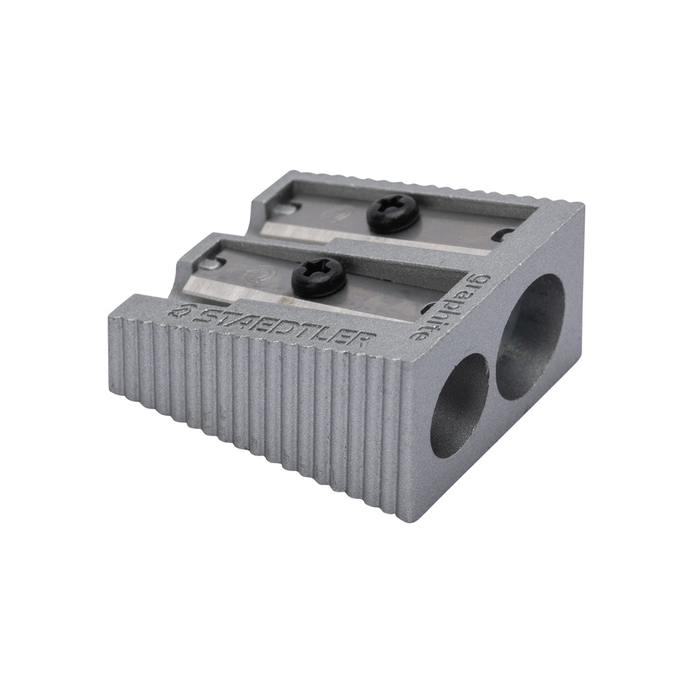 Staedtler Metal Pencil Sharpener - 2 Hole Staedtler Metal Pencil Sharpener - 2 Hole