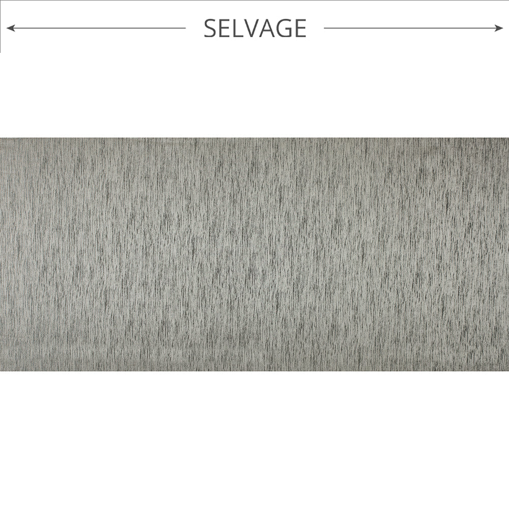 Gray Striated Woven Brocade Full Gray Striated Woven Brocade Full