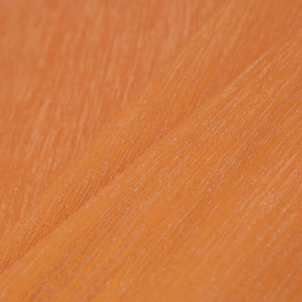 Pumpkin Striated Woven Brocade Folded Pumpkin Striated Woven Brocade Folded
