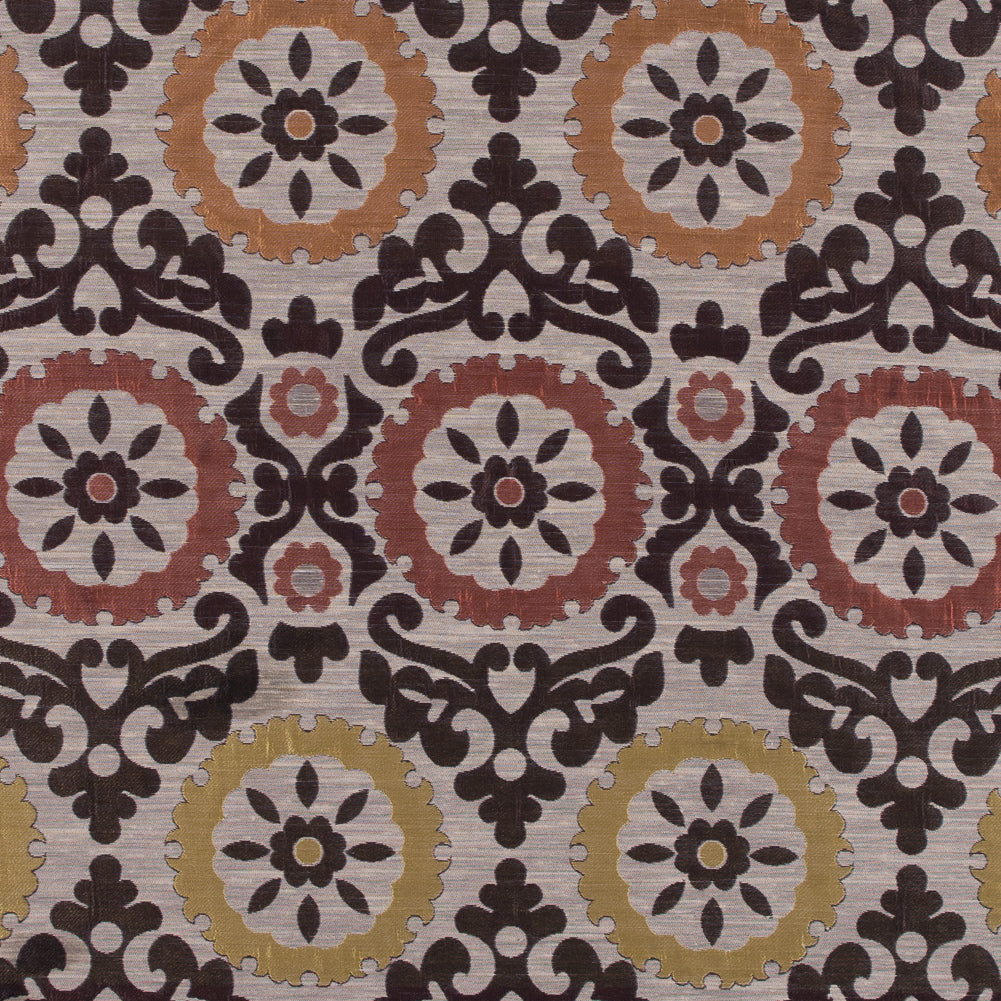 Brown, Gold and Copper Floral Brocade Brown, Gold and Copper Floral Brocade