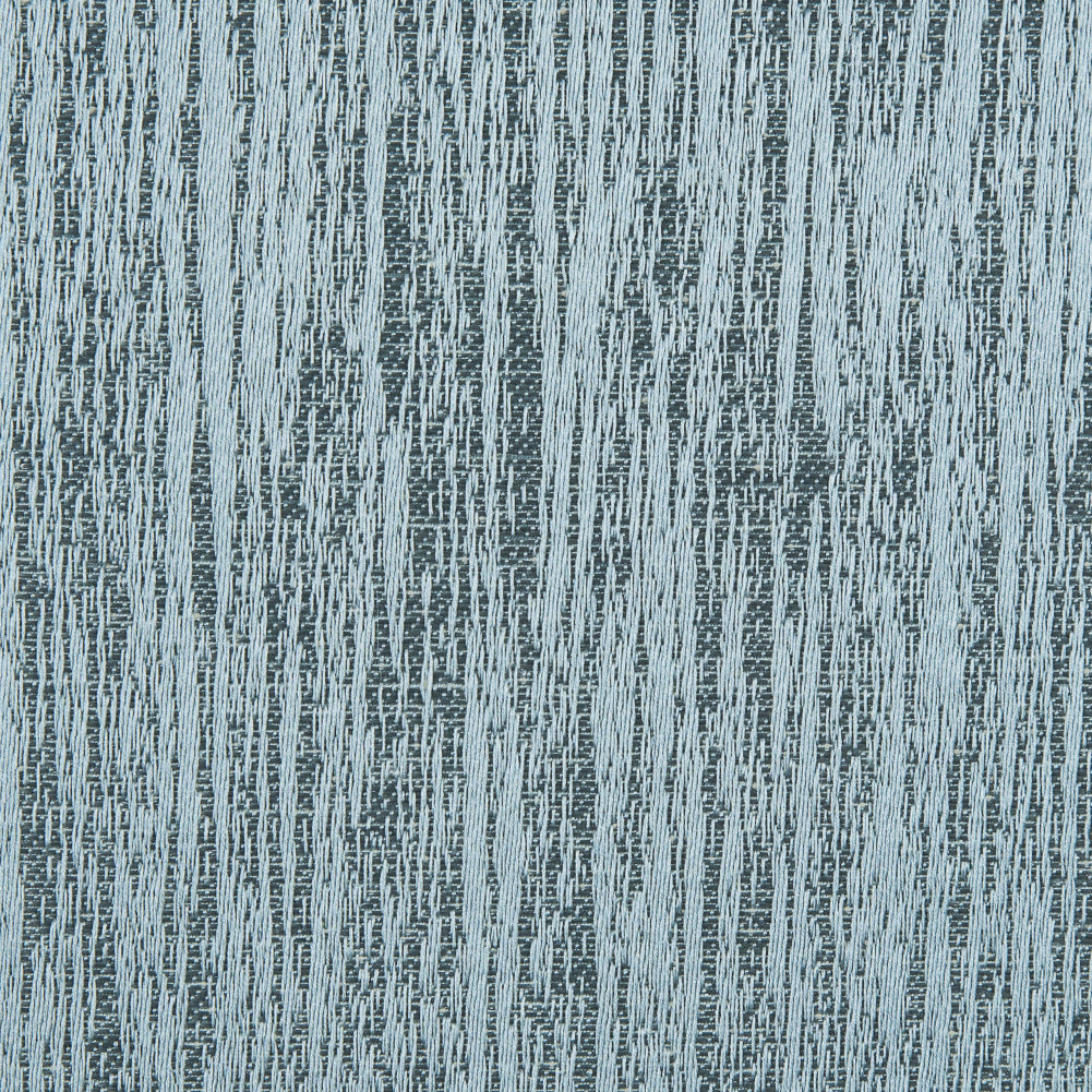 Sky Blue Striated Woven Brocade - Detail Sky Blue Striated Woven Brocade - Detail
