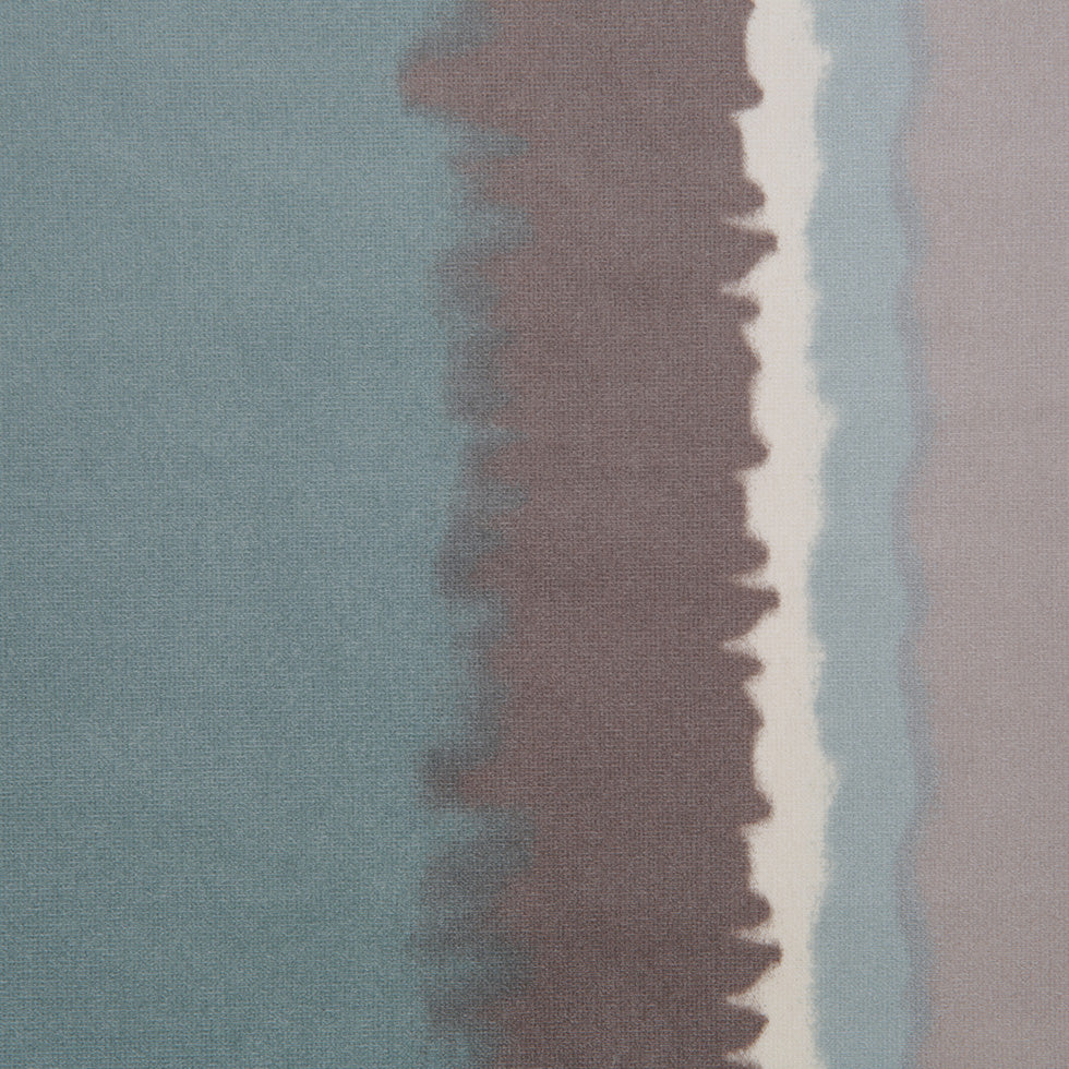 Aqua Abstract Stripes Cotton-Modal Velvet Print Detail Aqua Abstract Stripes Cotton-Modal Velvet Print Detail