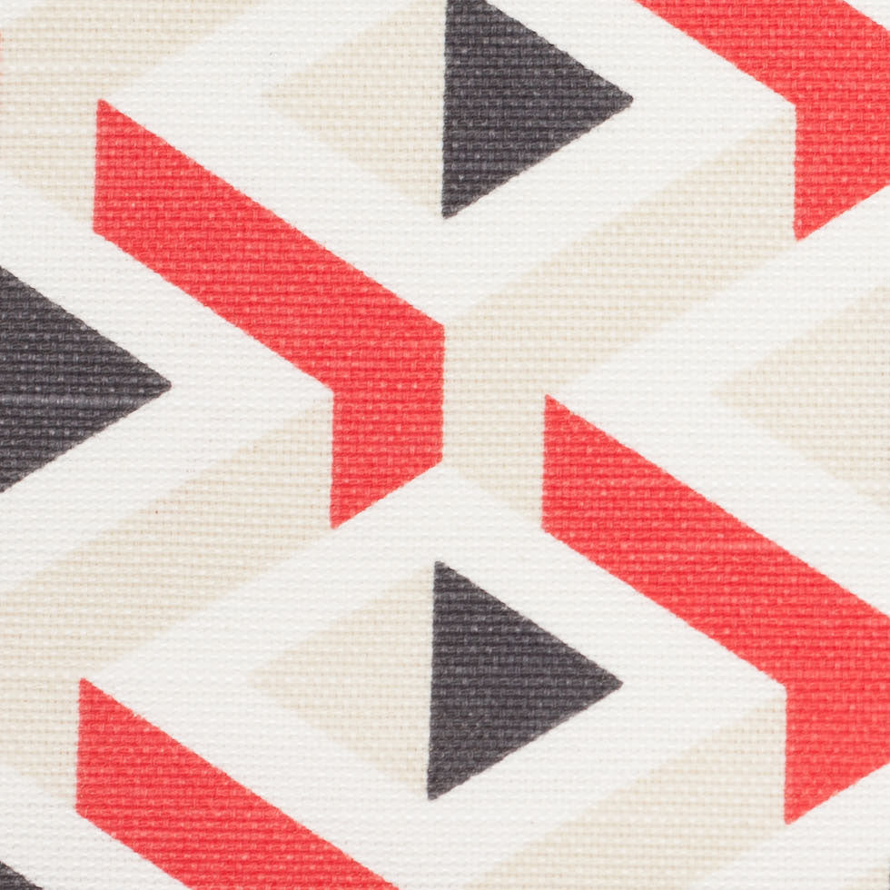 Spanish Red Geometric Woven - Detail Spanish Red Geometric Woven - Detail