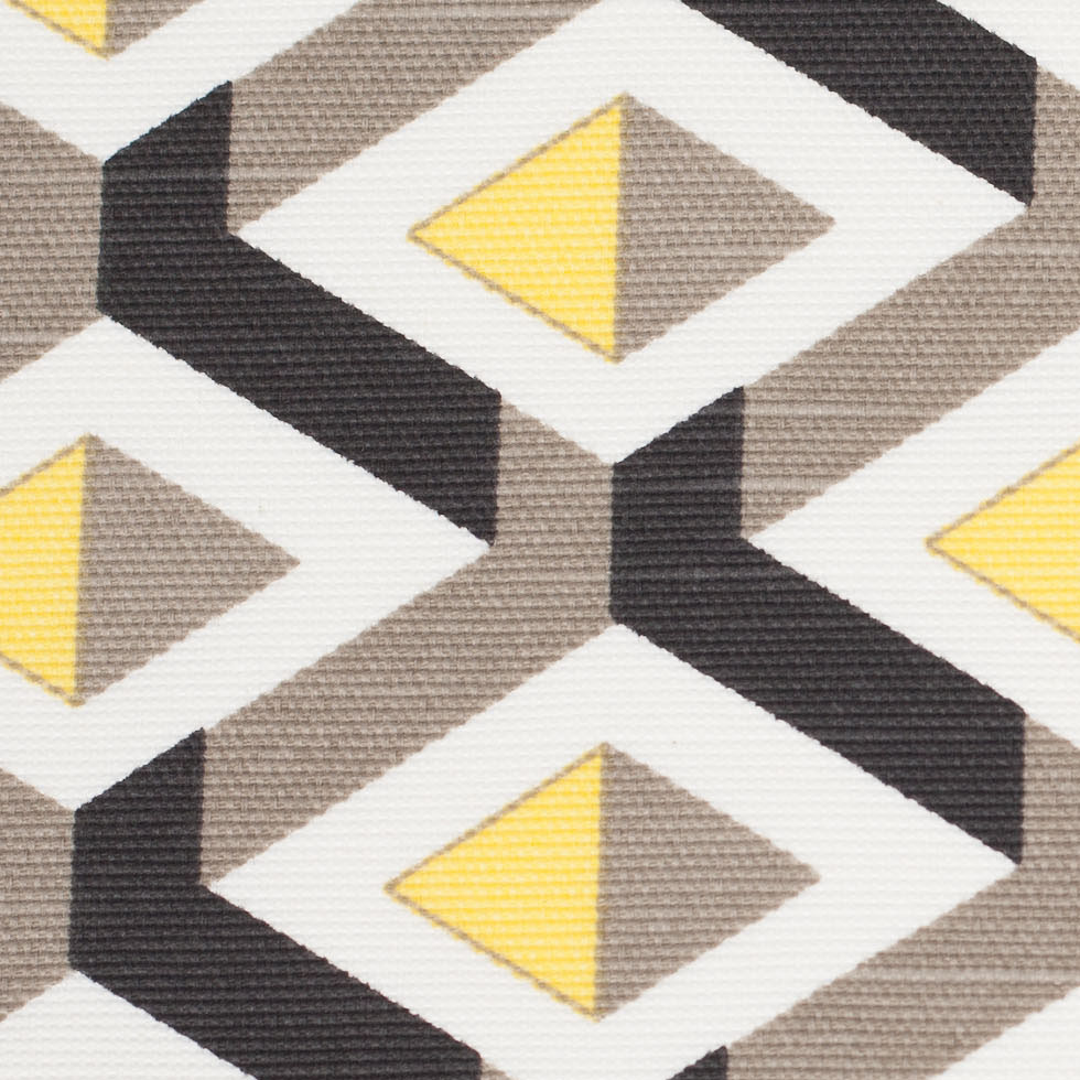 Spanish Yellow Geometric Woven - Detail Spanish Yellow Geometric Woven - Detail