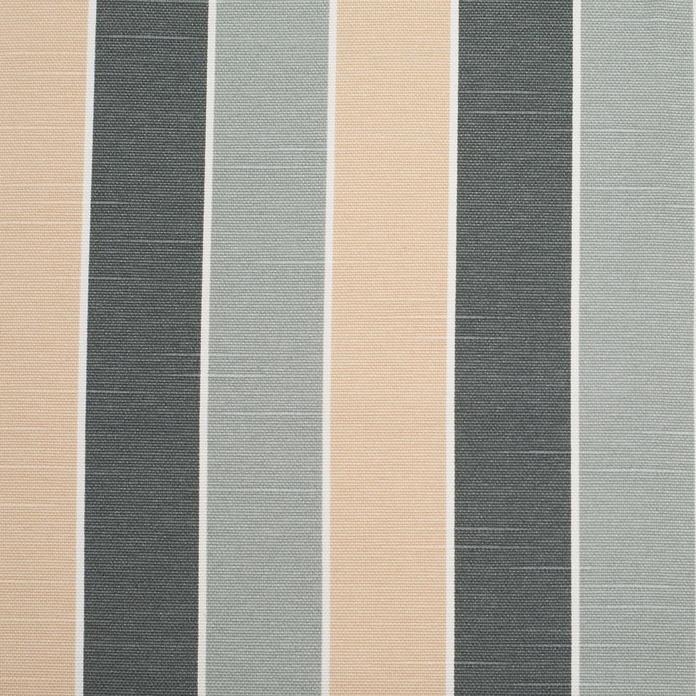 Spanish Gray-1 Striped Poly-Cotton Woven Spanish Gray-1 Striped Poly-Cotton Woven