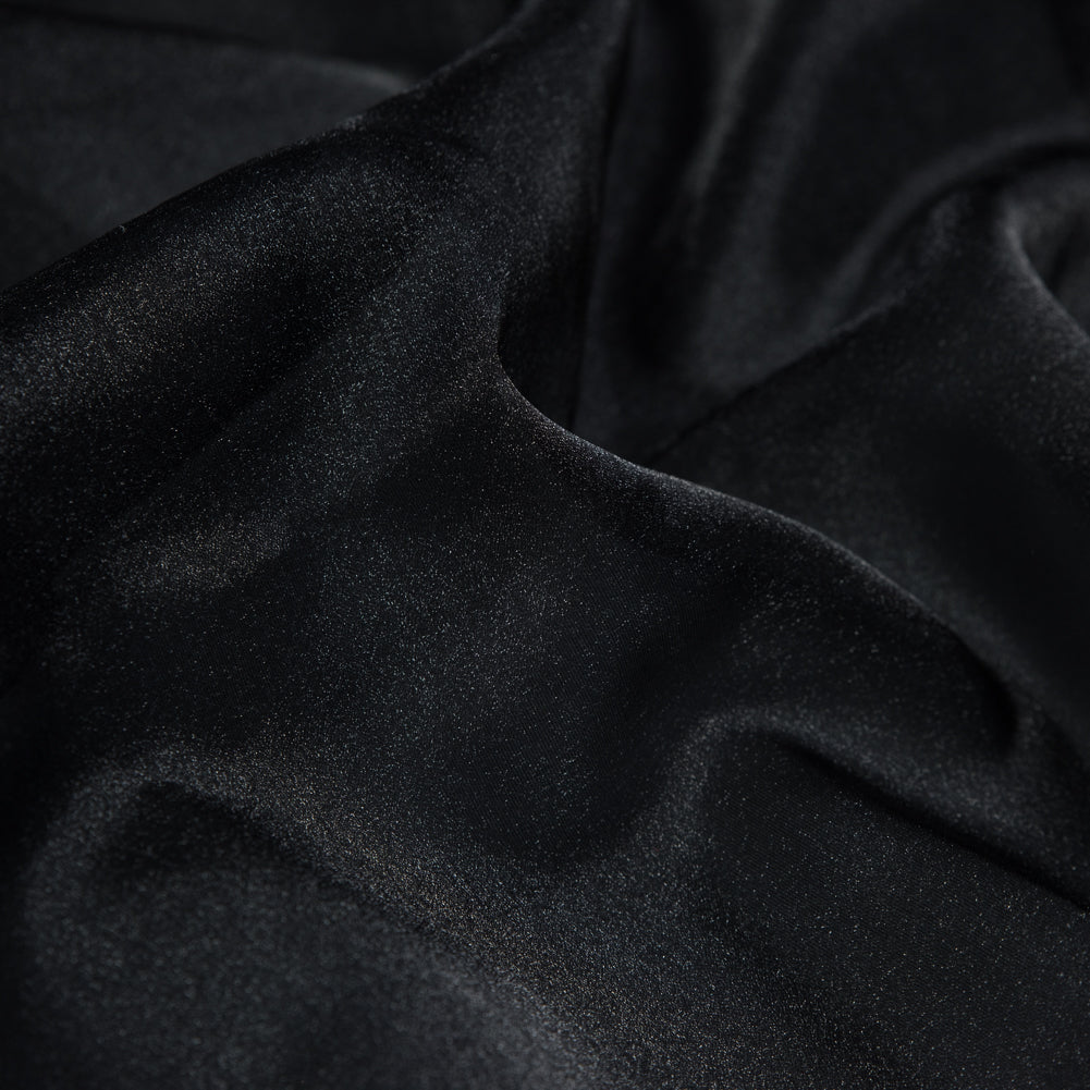 Sparkle Nylon Organza - Black Full