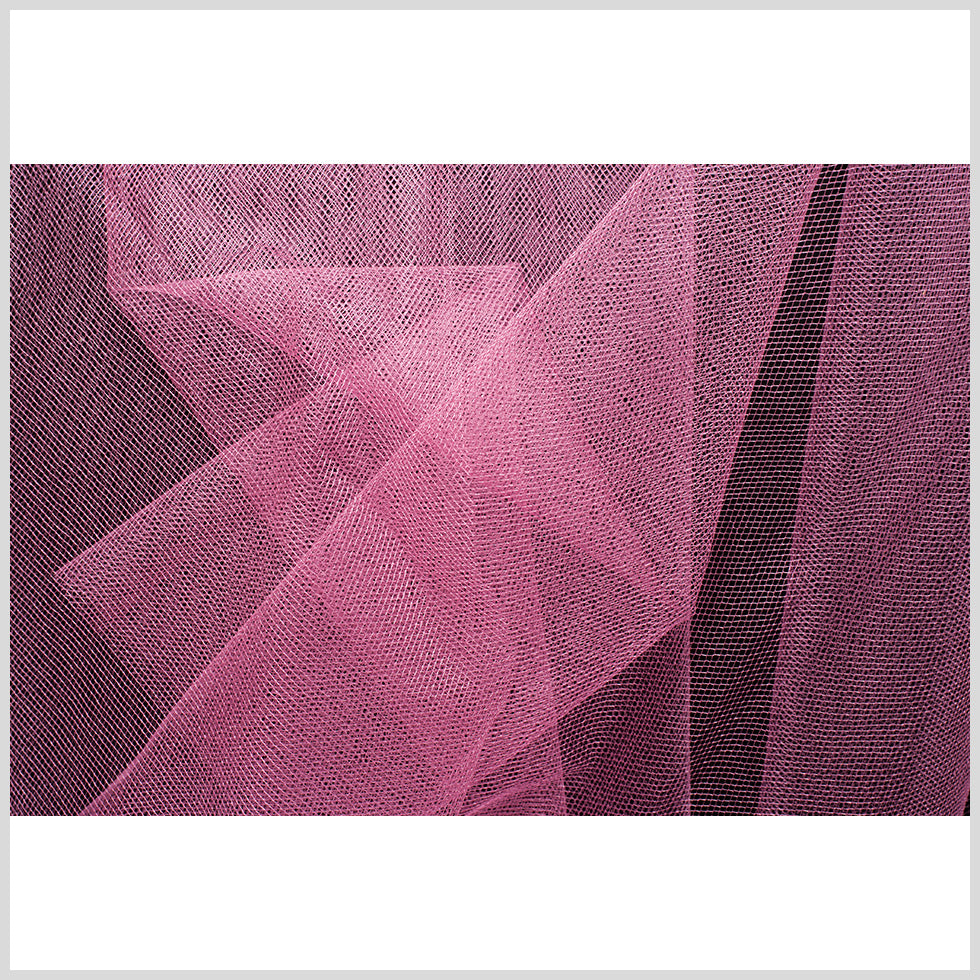 Diamond Net Nylon Tulle - Dusty Rose - Kaitlyn Collection Full Diamond Net Nylon Tulle - Dusty Rose - Kaitlyn Collection Full