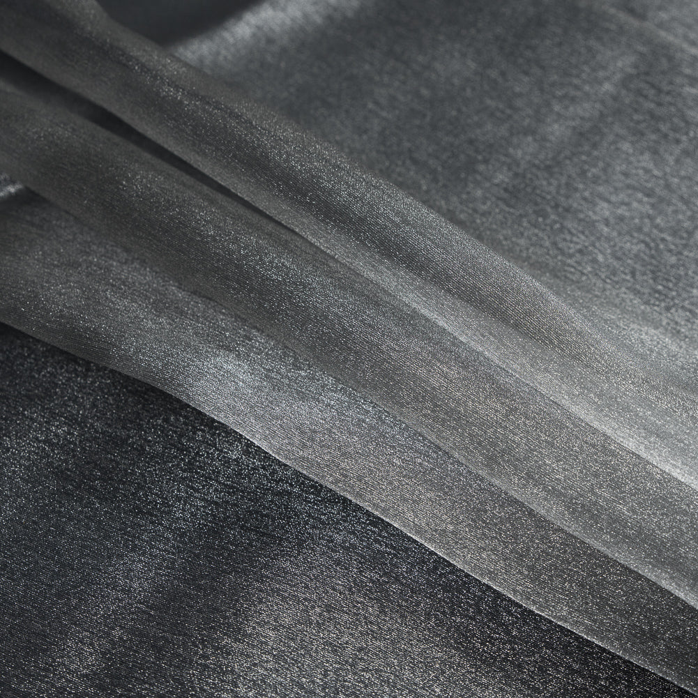 Silver Iridescent Nylon Organza Detail Silver Iridescent Nylon Organza Detail