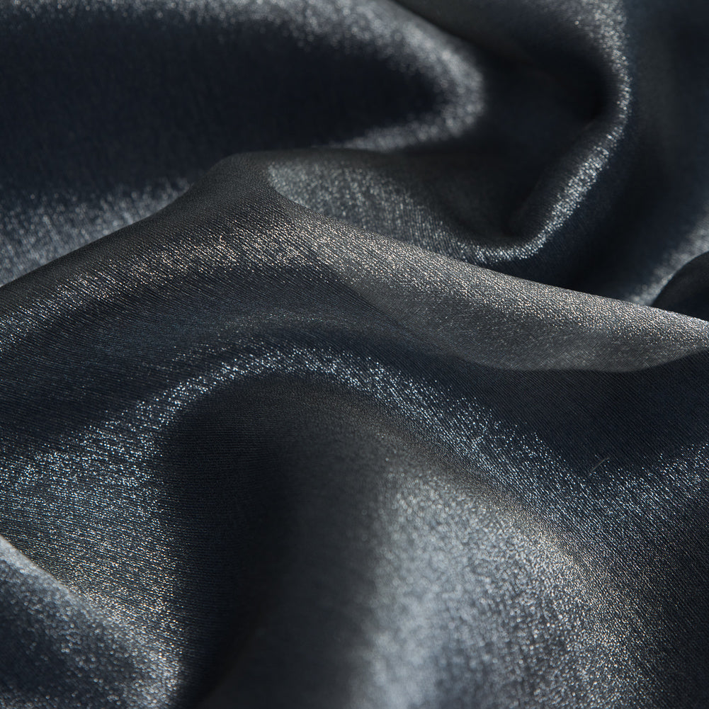 Silver Iridescent Nylon Organza Full Silver Iridescent Nylon Organza Full