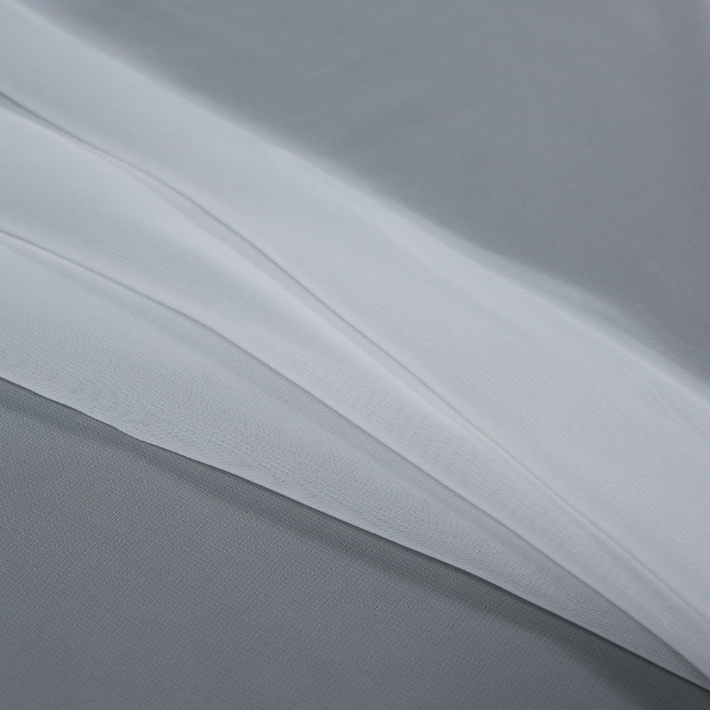 Polyester Chiffon - White - Regina Collection Detail Polyester Chiffon - White - Regina Collection Detail