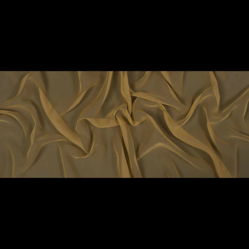 Antique Gold Polyester Chiffon - Folded Antique Gold Polyester Chiffon - Folded