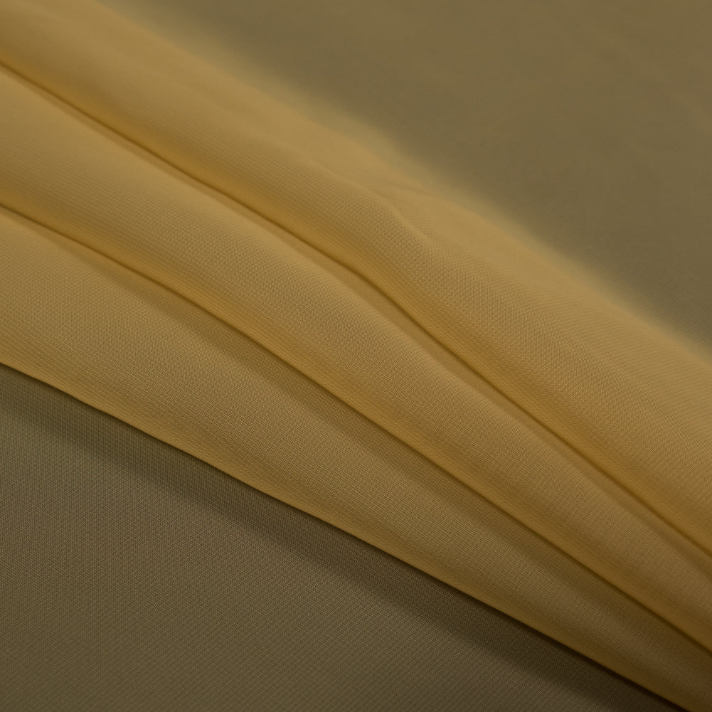 Antique Gold Polyester Chiffon - Detail Antique Gold Polyester Chiffon - Detail