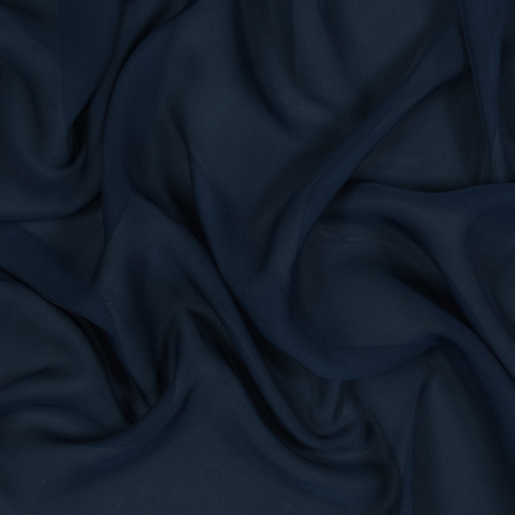 Polyester Chiffon - Navy - Regina Collection Polyester Chiffon - Navy - Regina Collection